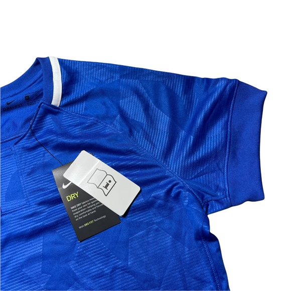 Nike Blue Soccer / Football Short Sleeve Tee M - Picture 3 of 9